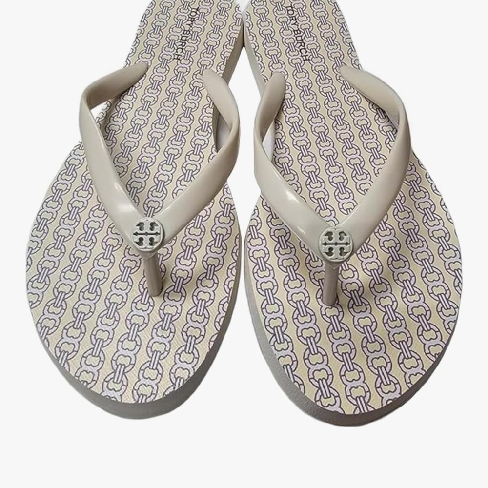 Stylish Beige Flip Flops
